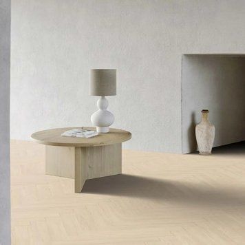 Вінілова підлога клейова Gerflor VIRTUO 55 DryBack HERRINGBONE BLOMMA CREAM 1463