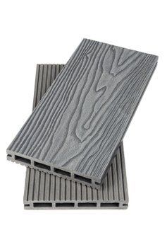 Композитная террасная доска Polymer & Wood Приват 3D Маренго