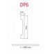 Плінтус дюрокомпозитний Damar DP6 білий - 1