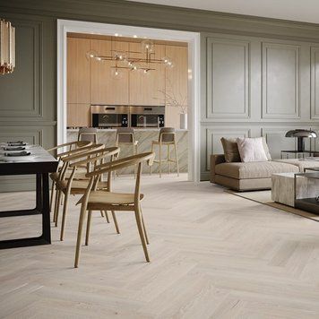 Паркетная доска елка Barlinek Pudding Herringbone 1WC000029