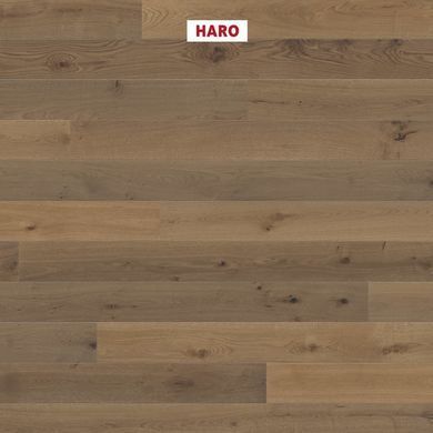 Паркетная доска 1-см. Haro Plank 1-strip 2500 Oak Velvet Brown 539943