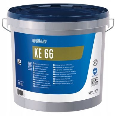 Клей для ПВХ и каучуковых покрытий UZIN KE 66 (14 кг)