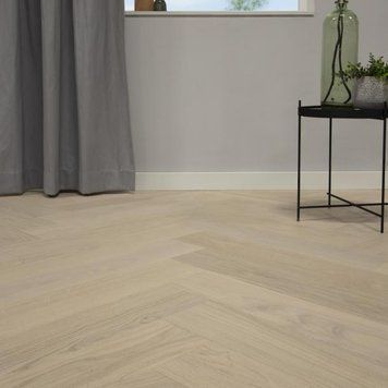 Паркетна дошка ялинка Solidfloor Heat Herringbone Natur Oak White Ng Br Lacquered 2014520 (1208254)