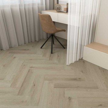 Виниловый пол клеевой Vinilam 2,5 мм Herringbone Дуб Грейдж 643А11