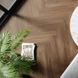 Вінілова пiдлога Falquon The Floor Herringbone Marrone Oak P6005