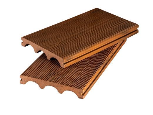 Композитная террасная доска RENWOOD 3D MASSIVE Amber Teak