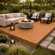 Композитная террасная доска RENWOOD 3D MASSIVE Amber Teak -1