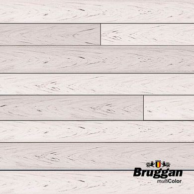 Композитная террасная доска Bruggan Multicolor (Массив) Smoke White, 140 мм