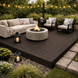Композитна терасна дошка RENWOOD 3D MASSIVE Nero Teak - 1