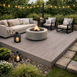 Композитна терасна дошка RENWOOD 3D MASSIVE Silver Teak