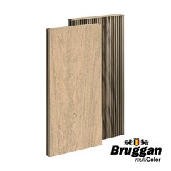 Композитная террасная доска Bruggan Multicolor (Массив) Sand, 120 мм