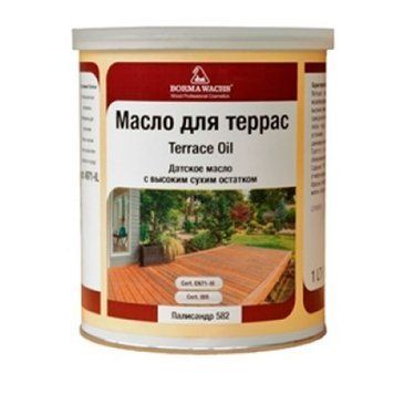 Олія для терасної дошки Borma Terrace oil - 1л відлив