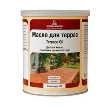 Олія для терасної дошки Borma Terrace oil - 1л
