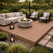 Композитная террасная доска RENWOOD CLASSIC 3D Lite Brown -1