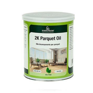 Масло для паркетной доски Borma Hardwax Parquet Oil 2k - 1л/оригінал розлив
