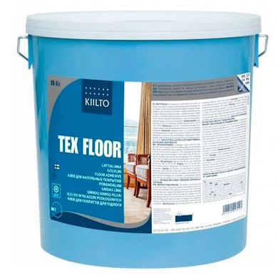 Клей Однокомпонентний для кварц виниловых полов Kiilto Tex Floor - 15л.