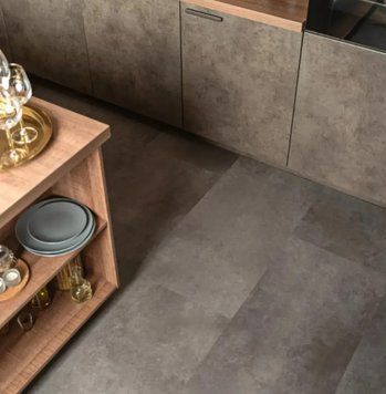 Вінілова пiдлога клейова Ceramo Vinilam 2,5 мм 71610 Цемент Сталевий