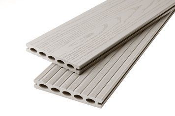 Композитна терасна дошка Polyroot (Пустотіла) Series М Light Grey