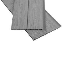 Композитная фасадная доска Polymer & Wood Серый