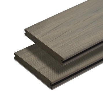 Композитна терасна дошка RENWOOD EXCLUSIVE Smoke Grey