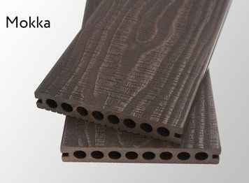 Композитная террасная доска Woodlux Ultra 3D Vintage Mokka
