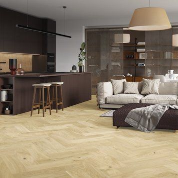 Паркетна дошка ялинка Barlinek Bianco Herringbone 1WC000040