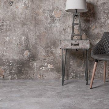 Виниловый пол Vinilam Ceramo плитка 2,5 mm 61606 Бетон